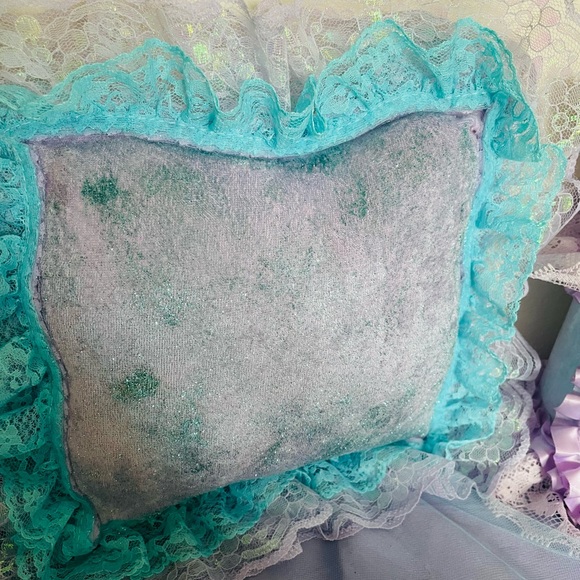 Hand Crafted Butterfly Harmony Pillow,Gypsy Jar & Bottle Set BabyPowder&Lavender - Picture 7 of 7